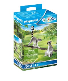 Bild på Playmobil Family Fun 70355 Två ringsvanslemurer