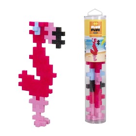 Bild på Plus Plus BIG 3D Byggsats 15-bitar i tub (Flamingo) 