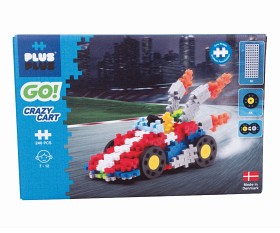 Bild på Plus Plus Go! 3D Byggsats 240-bitar (Crazy Cart Racerbil)