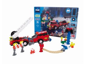 Bild på Plus Plus Go! 3D Byggsats 500-bitar (Brandbil) 
