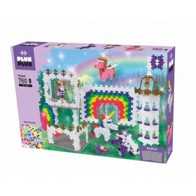Bild på Plus Plus Pastel Rainbow Castle 760 bitar