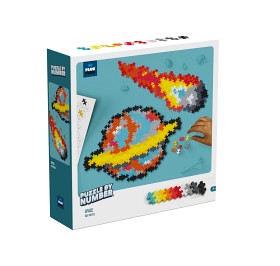 Bild på Plus Plus Puzzle By Number 3D Byggsats 500-bitar (Rymden) 
