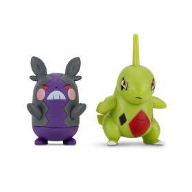Bild på Pokémon Battlefigurer 2-pack (Larvitar & Hangry Morpeko)