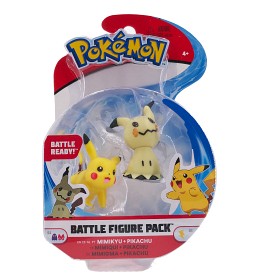 Bild på Pokémon Battlefigur 2-Pack (Minikyu & Pikachu)