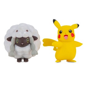 Bild på Pokémon Battlefigurer 2-Pack (Female Pikachu & Wooloo)