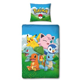 Bild på Pokémon Påslakanset 150x210 cm (Blå)