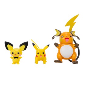 Bild på Pokémon Select Evolution Figurer 3-pack (Pikachu)