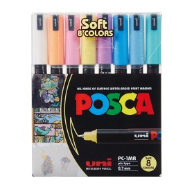 Bild på Posca Marker PC-1MR 8 st (Soft Colors)