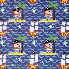 Bild på Presentpapper 5 meter (Pirater)
