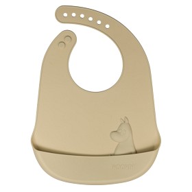 Bild på Rätt Start Mumin Haklapp Silikon (Latte Beige)