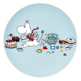 Bild på Rätt Start Mumin Picknick Tallrik (Blå)