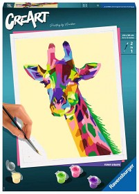 Bild på Ravensburger CreArt Funky Giraffe (Måla nummer)