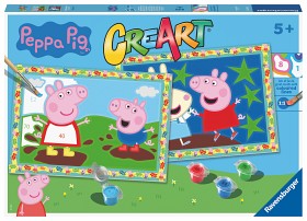 Bild på Ravensburger CreArt Greta Gris (Måla nummer)