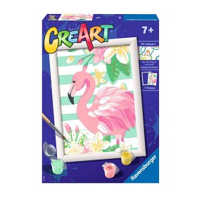 Bild på Ravensburger CreArt Think pink Flamingo (Måla nummer)