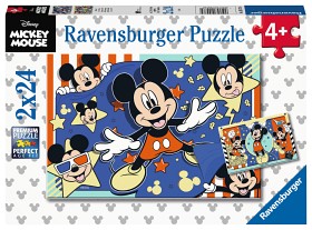 Bild på Ravensburger Disney Musse Pigg Pussel Starta filmen (2x24-bitar) 