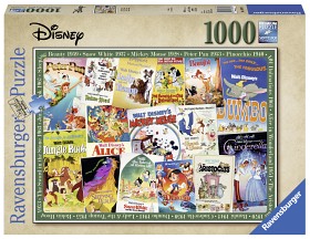 Bild på Ravensburger Disney Vintage Movie Pussel (1000-bitar)