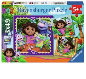 Bild på Ravensburger Dora the Explorer Pussel 3x49-bitar