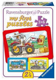 Bild på Ravensburger Arbetsfordon (3x6-bitar)