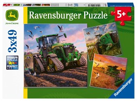 Bild på Ravensburger John Deere Pussel (3x49-bitar) 