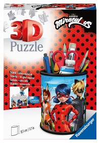 Bild på Ravensburger Miraculous 3D Pussel Pennhållare (54-bitar) 