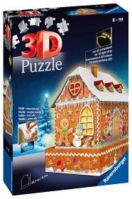 Bild på Ravensburger Pepparkakshus 3D 216-bitar