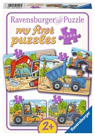 Bild på Ravensburger Pussel Arbetsfordon (2/4/6/8-bitar)
