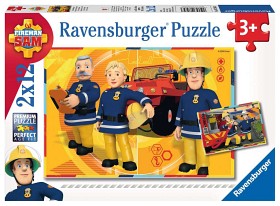 Bild på Ravensburger Pussel Brandman Sam på jobbet 2x12-bitar