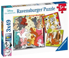 Bild på Ravensburger Pussel Disney Djurkul (3x49-bitar)