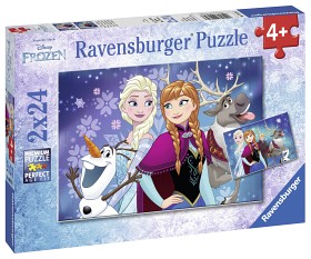 Bild på Ravensburger Pussel Disney Frozen Northern Lights 2x24-bitar