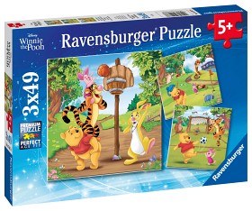 Bild på Ravensburger Disney Nalle Puh Pussel (3x49-bitar)