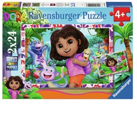 Bild på Ravensburger Dora the Explorer Pussel 2x24-bitar