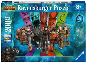 Bild på Ravensburger Pussel Dragons 200-bitar