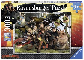 Bild på Ravensburger Pussel Draktränaren och hans vänner 300-bitar