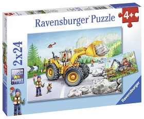 Bild på Ravensburger Pussel Grävarbete 2x24-bitar