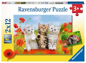 Bild på Ravensburger Pussel Kattungar 2x12-bitar
