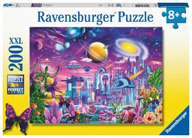 Bild på Ravensburger Pussel Kosmisk by 200-bitar 