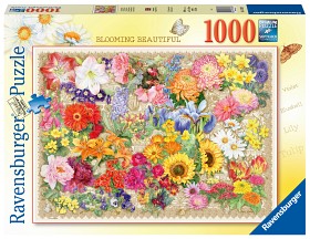 Bild på Ravensburger Pussel Vackra blommor (1000-bitar)