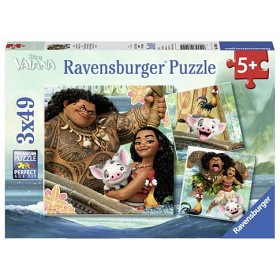 Bild på Ravensburger Pussel Vaianas Resa 3x49-bitar