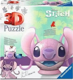 Bild på Ravensburger Stitch Angel med öron Pusselboll 72-bitar