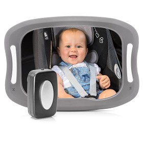 Bild på Reer BabyView Bilspegel med ljus