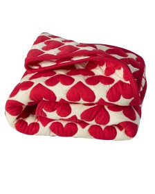 Bild på Rice Babyfilt Quiltad Heart (Cream/Red)