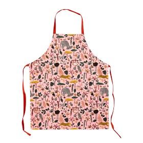 Bild på Rice Förkläde med djungelmotiv (Rosa)