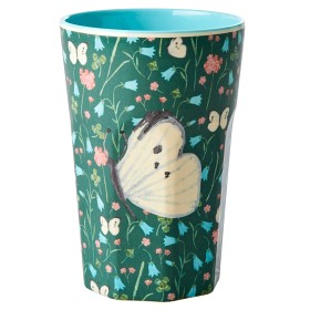 Bild på Rice Mugg Hög Butterfly (Green)