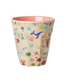 Bild på Rice Mugg Melamin M (Coral Ocean Print)