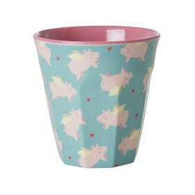 Bild på Rice Mugg Melamin M (Flying Pig)