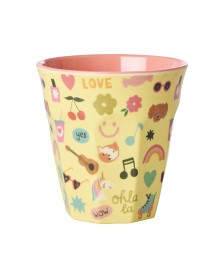 Bild på Rice Mugg Melamin M (Unicorn Love Print)
