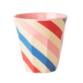 Bild på Rice Mugg Melamin Medium Candy Stripes