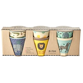 Bild på Rice Mugg Melamin Small 6-pack (Djungel Gul)