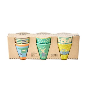 Bild på Rice Mugg Melamin Small 6-pack (Grön Kanin)