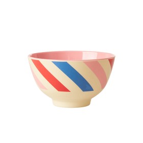 Bild på Rice Skål Melamin Medium Candy Stripes
